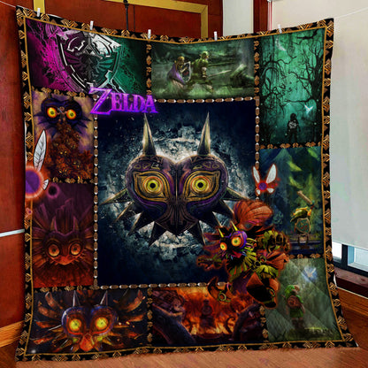 The Legend Of Zelda Majora's Mask 3D Quilt Bed Set Single Quilt Twin (150x180CM) 
