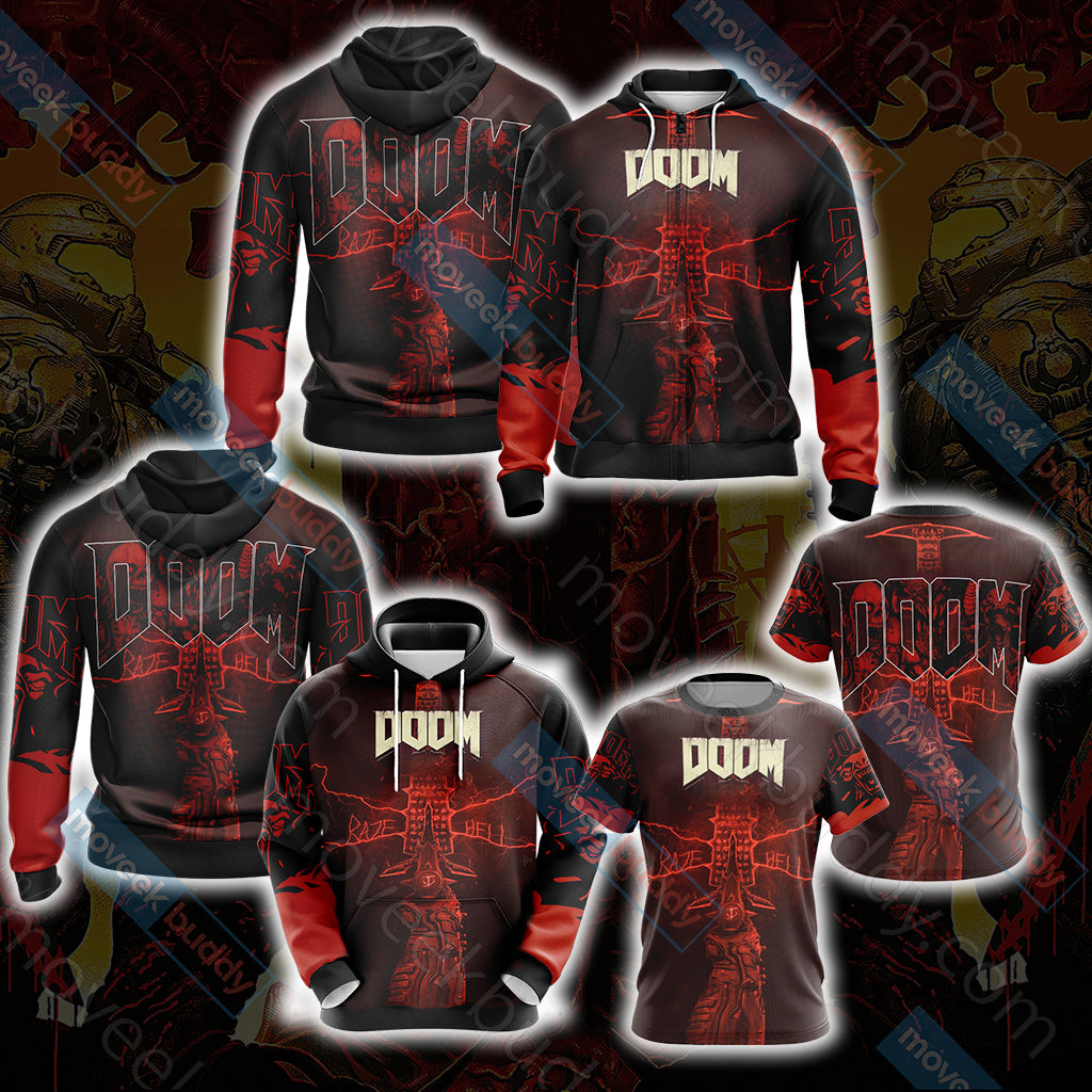 Doom New Look Unisex 3D T-shirt   