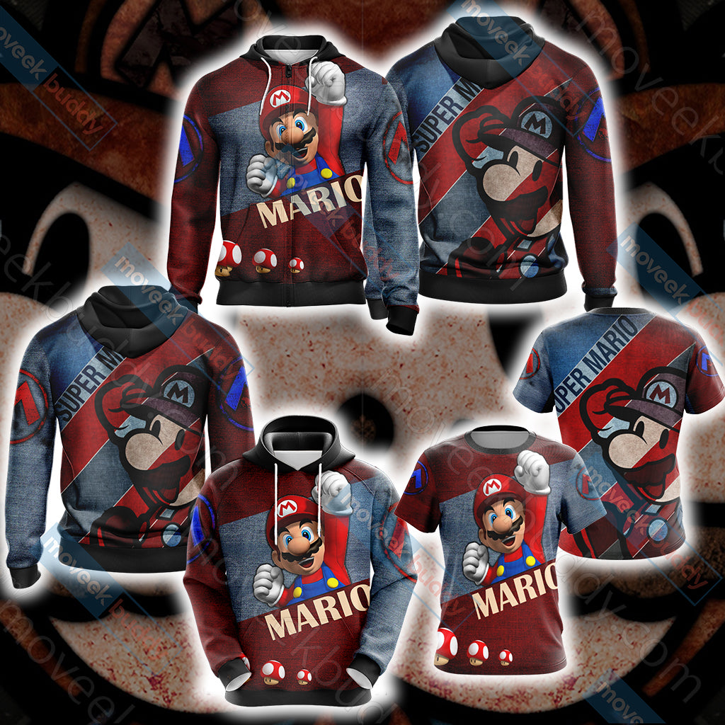 Mario New Style Unisex 3D T-shirt   