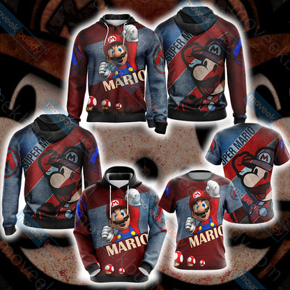 Mario New Style Unisex 3D T-shirt   