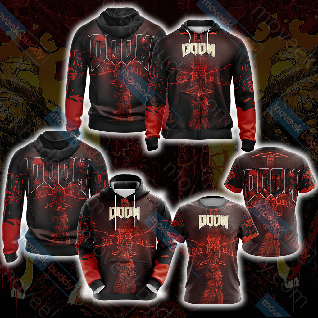 Doom New Look Unisex 3D T-shirt   