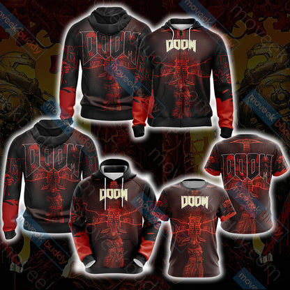 Doom New Look Unisex 3D T-shirt   