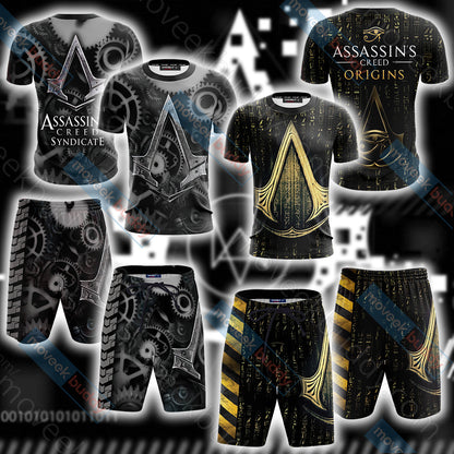Assassin's Creed Origins New Style Unisex 3D T-shirt   