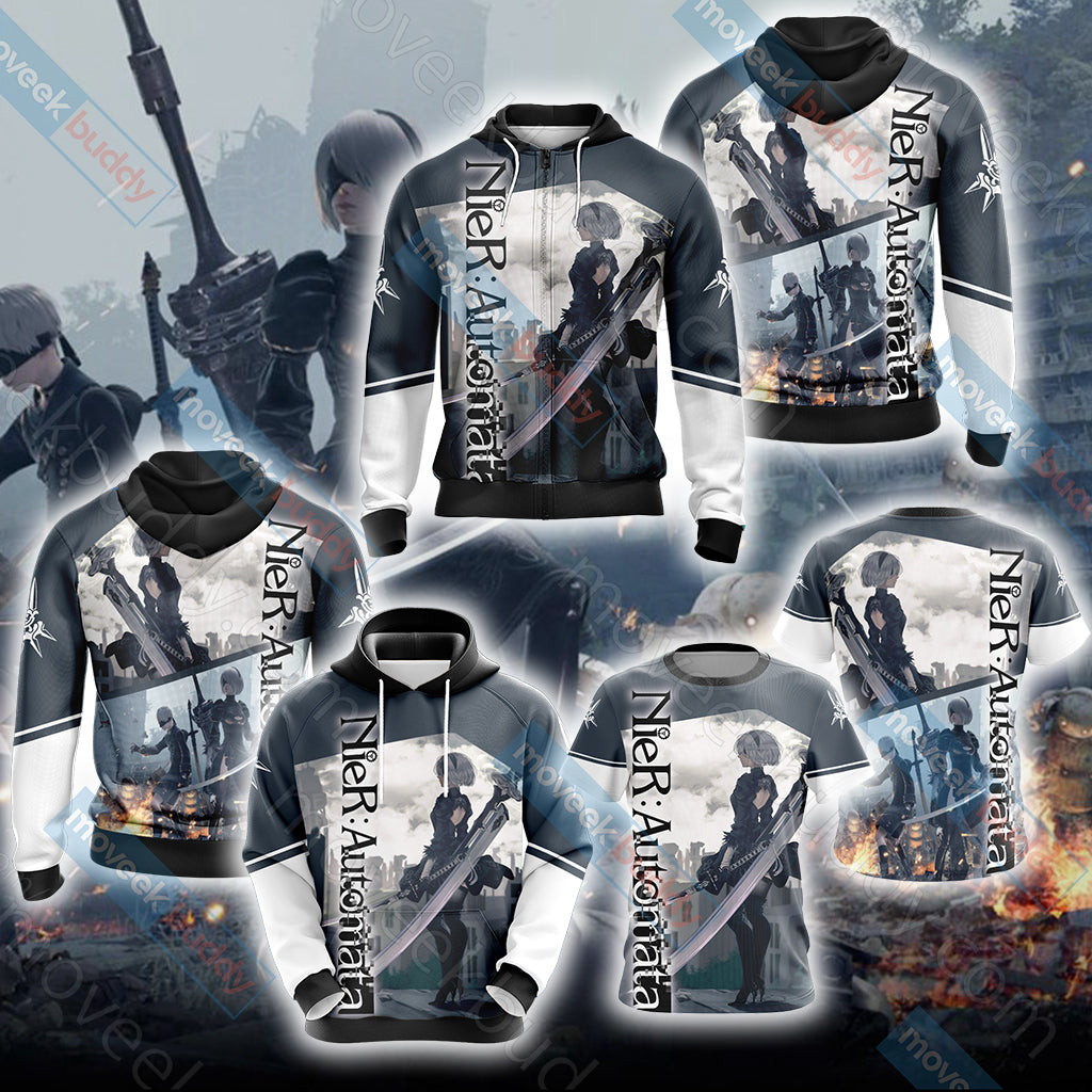 Nier Automata Unisex 3D T-shirt   