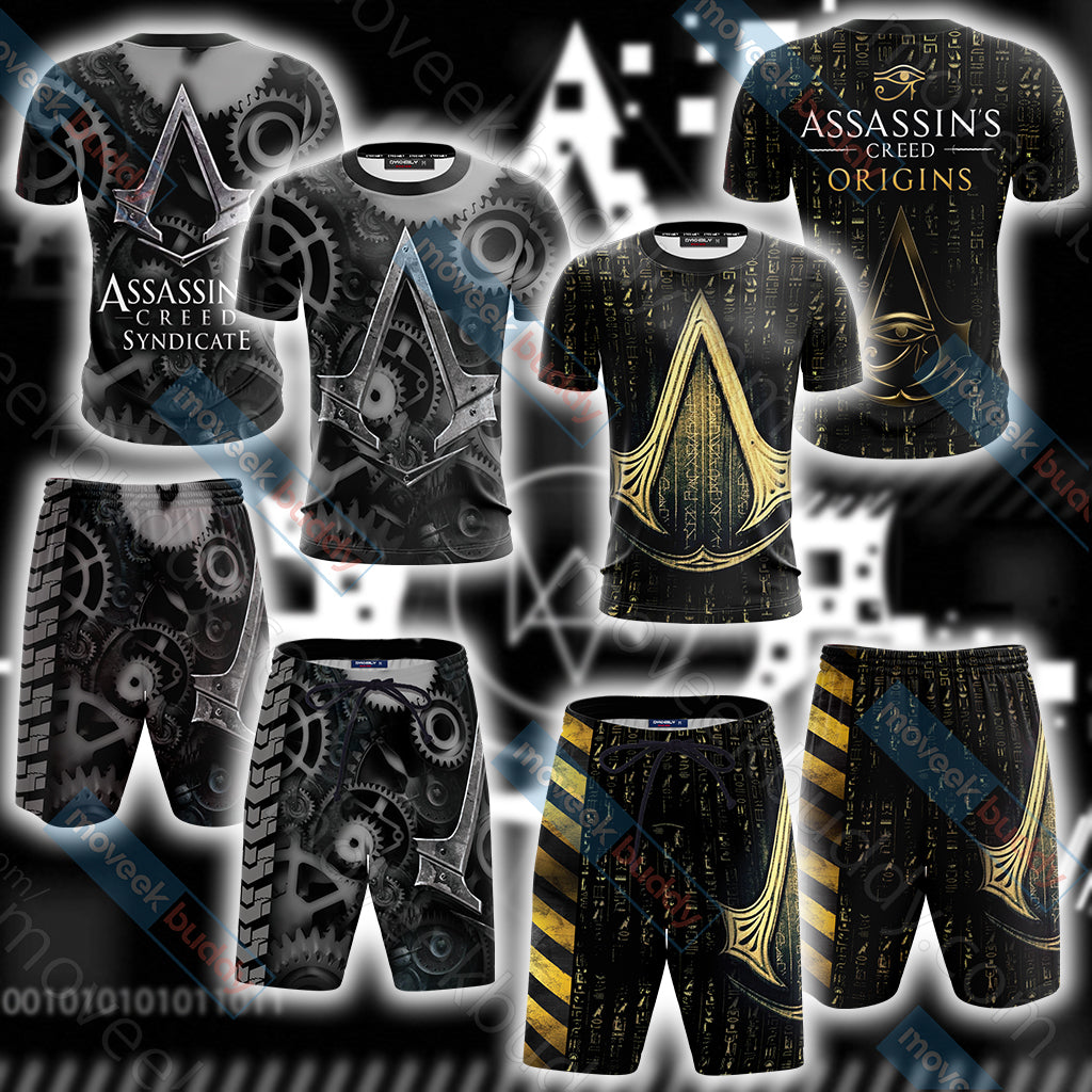 Assassin's Creed Origins New Style Unisex 3D T-shirt   