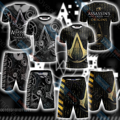 Assassin's Creed Origins New Style Unisex 3D T-shirt   