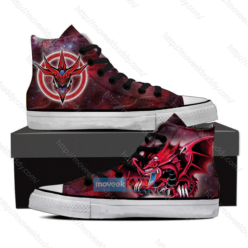 Yu-Gi-Oh! Yami Yugi And Slifer the Sky Dragon 3D High Top Shoes SIZE 29