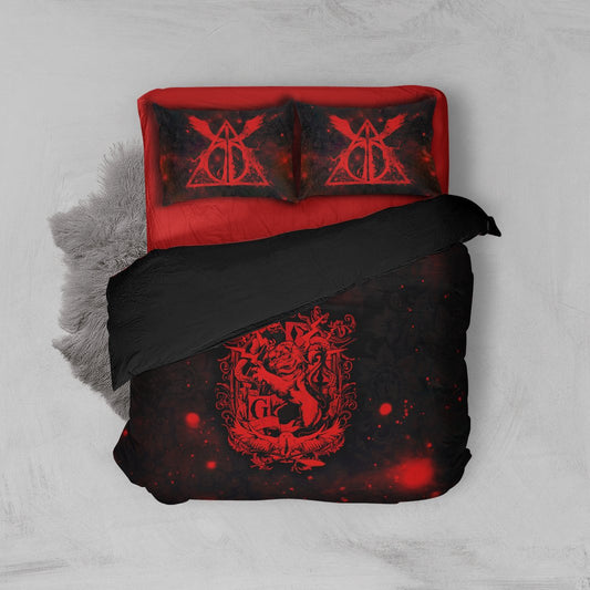 The Gryffindor Lion Harry Potter Version Galaxy Bed Set   