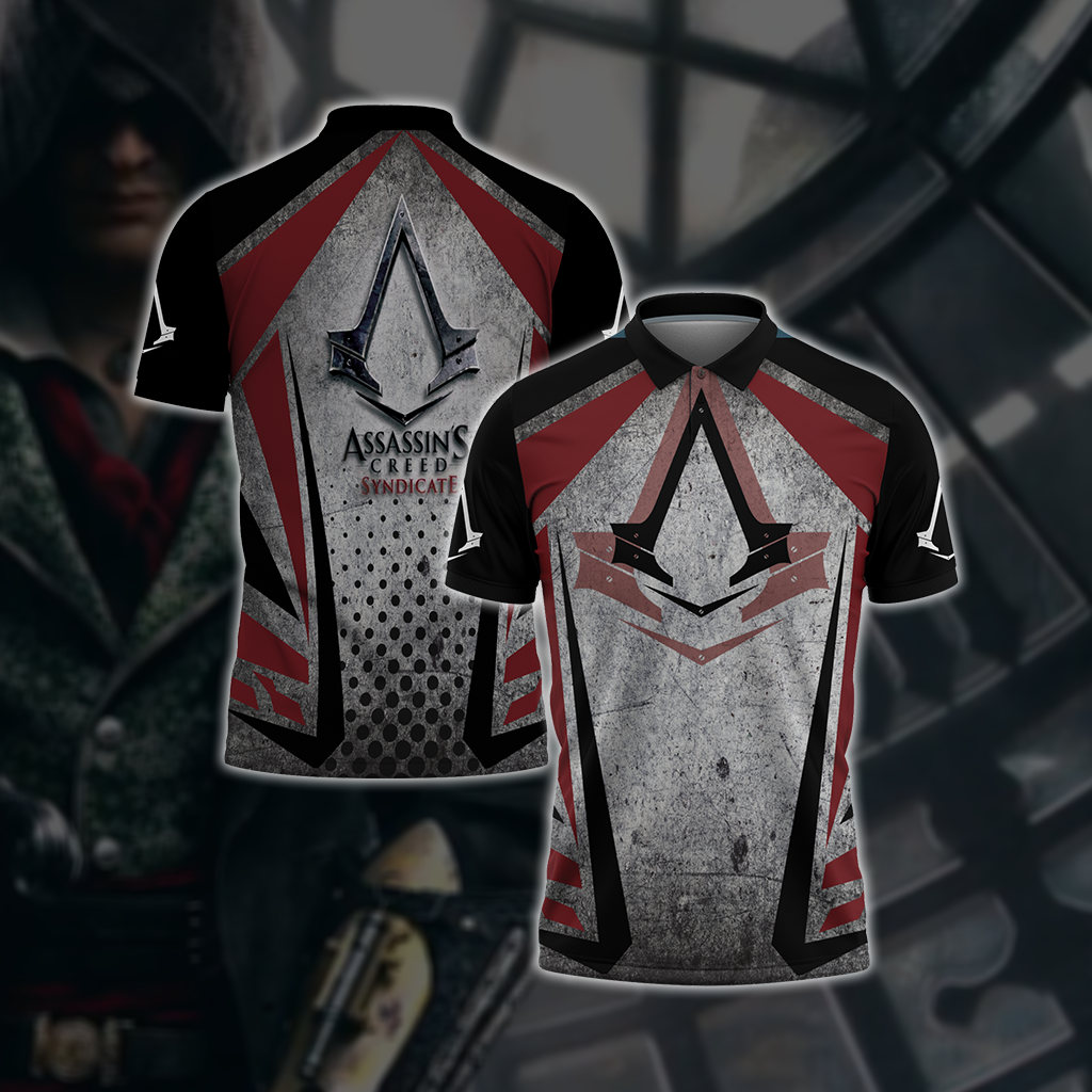 Assassin's Creed Syndicate Unisex 3D T-shirt Polo Shirt S 