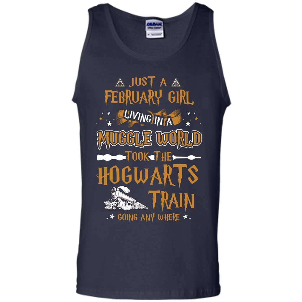 Harry Potter T-shirt Just A February Girl Living In A Muggle World   