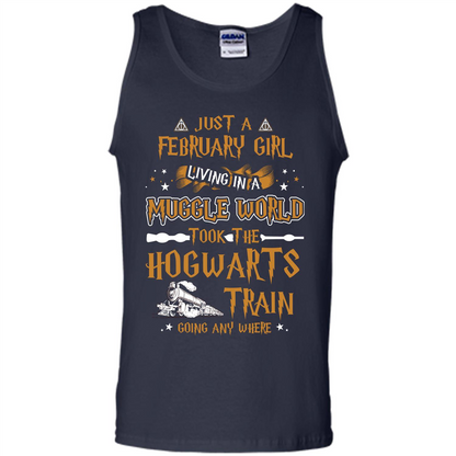 Harry Potter T-shirt Just A February Girl Living In A Muggle World   