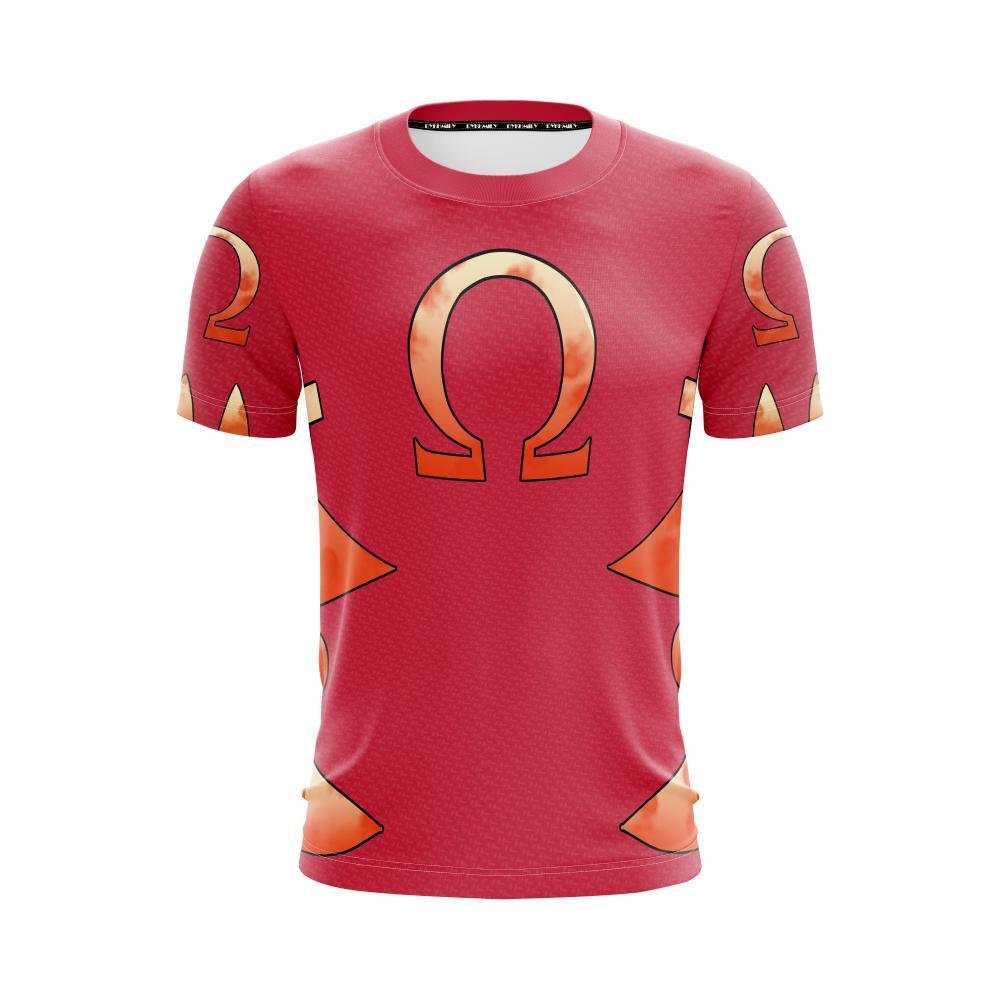 Groudon Team Omega Pokemon Go Unisex 3D T-shirt   