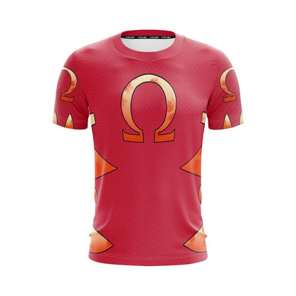 Groudon Team Omega Pokemon Go Unisex 3D T-shirt   