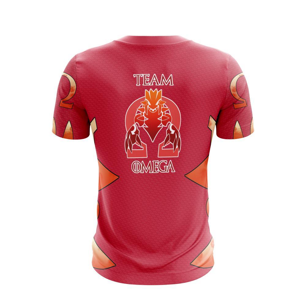 Groudon Team Omega Pokemon Go Unisex 3D T-shirt   