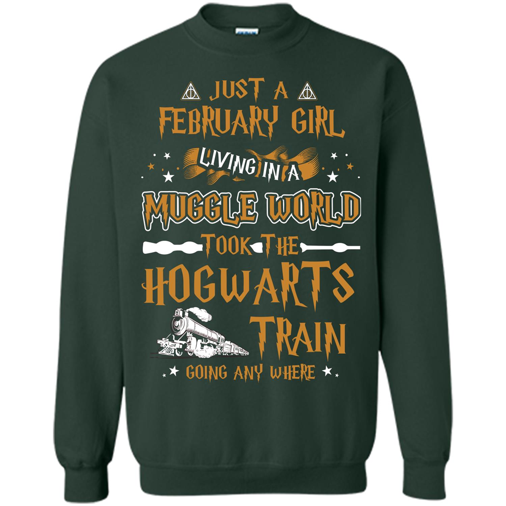 Harry Potter T-shirt Just A February Girl Living In A Muggle World   