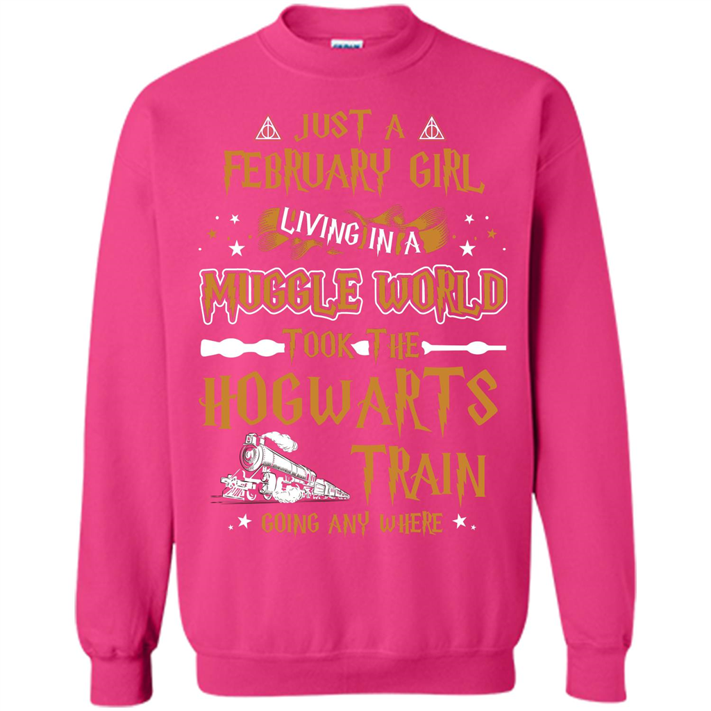 Harry Potter T-shirt Just A February Girl Living In A Muggle World   