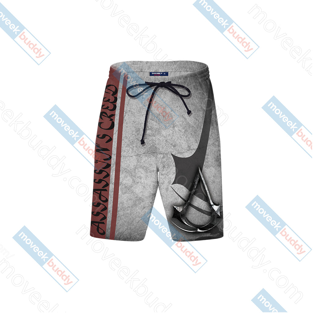 Assassin's Creed Unisex 3D Beach Shorts   