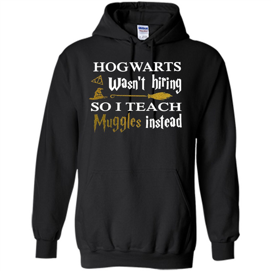I Teach Muggles Instead T-shirt Black S 