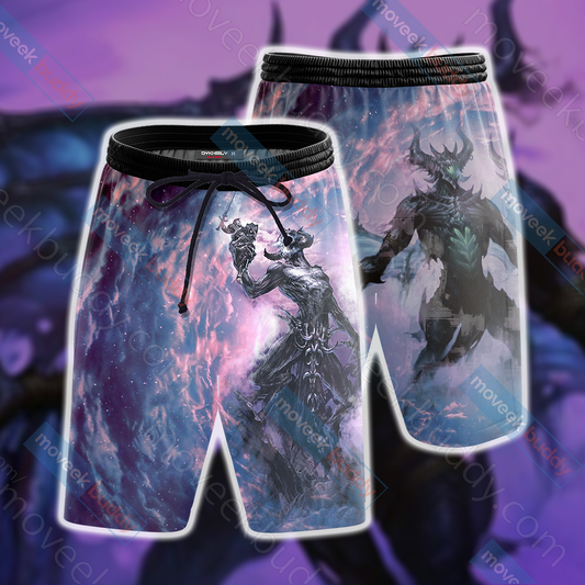 The Elder Scrolls V: Skyrim - Molag Bal Beach Shorts S  