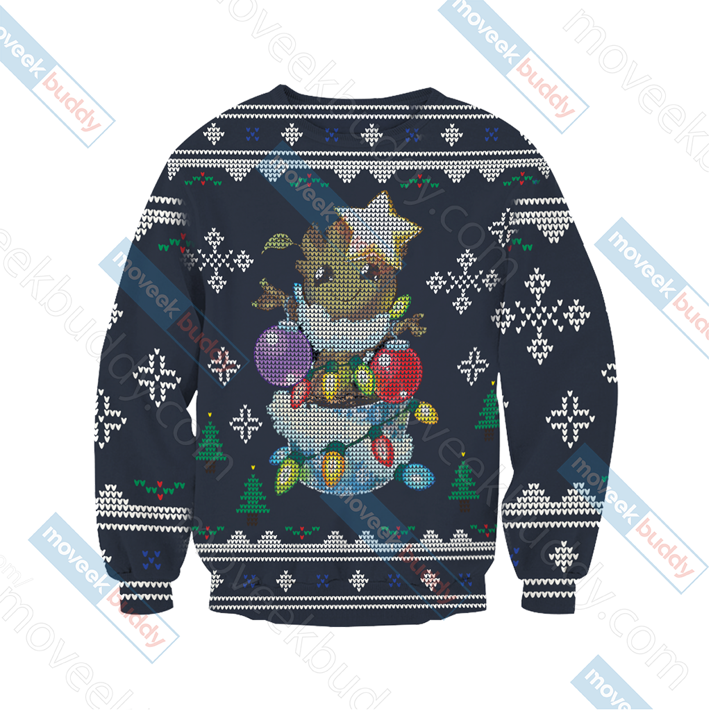 Guardian Of The Galaxy - Groot Merry Grootmas Christmas 3D Sweater   