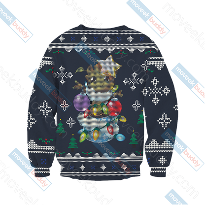 Guardian Of The Galaxy - Groot Merry Grootmas Christmas 3D Sweater   