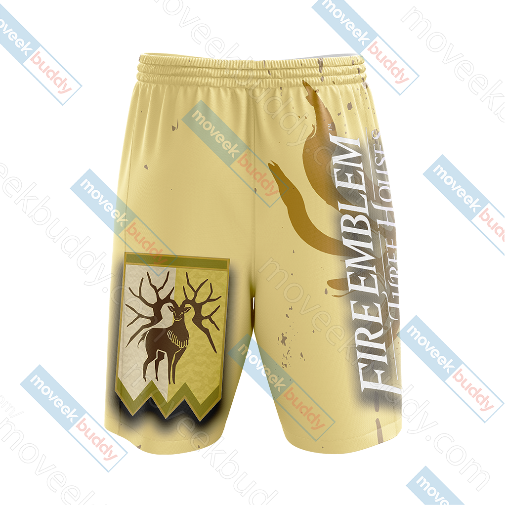 Fire Emblem - The Golden Deer 3D Beach Shorts   