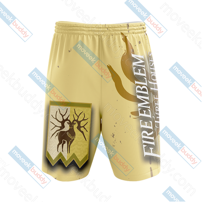 Fire Emblem - The Golden Deer 3D Beach Shorts   