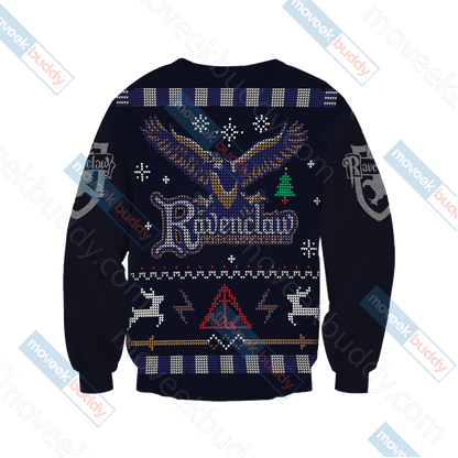 Harry Potter Wise Like A Ravenclaw Winter Style Unisex 3D T-shirt   