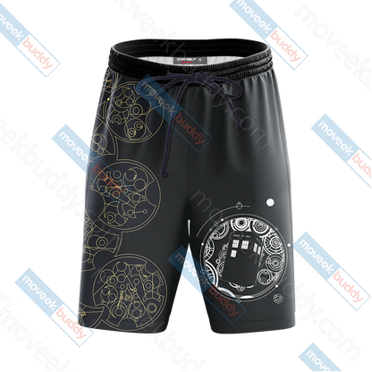 Doctor Who Tardis New Look Unisex 3D Beach Shorts   