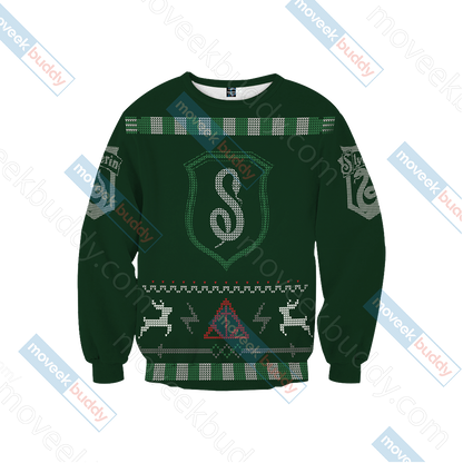 Harry Potter - Cunning Like A Slytherin Winter Style Unisex 3D T-shirt   