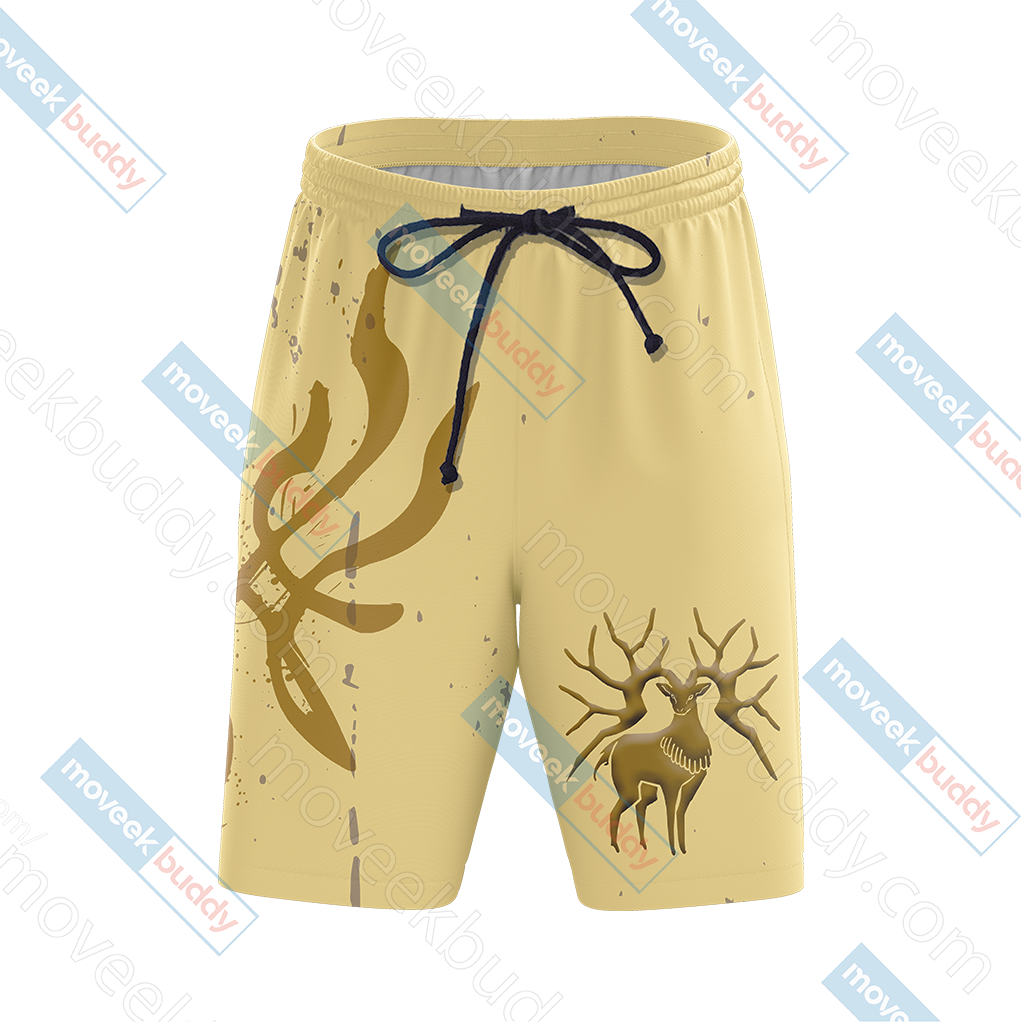 Fire Emblem - The Golden Deer 3D Beach Shorts   