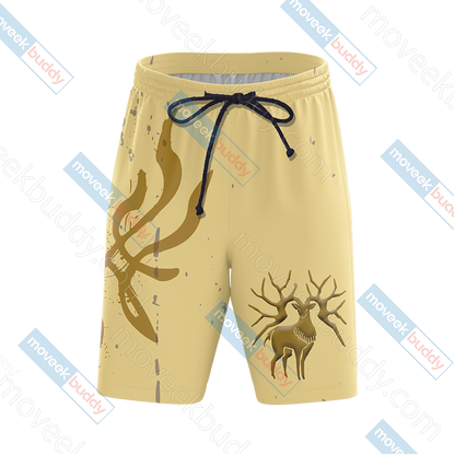 Fire Emblem - The Golden Deer 3D Beach Shorts   