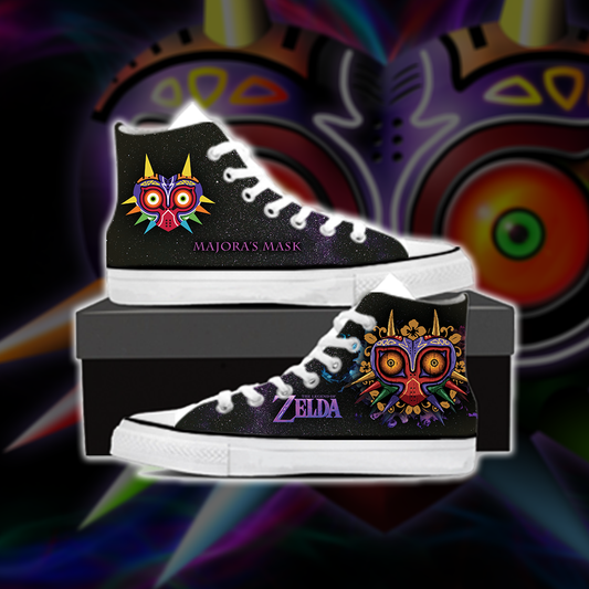The legend of Zelda: Majora's Mask High Top Shoes SIZE 29