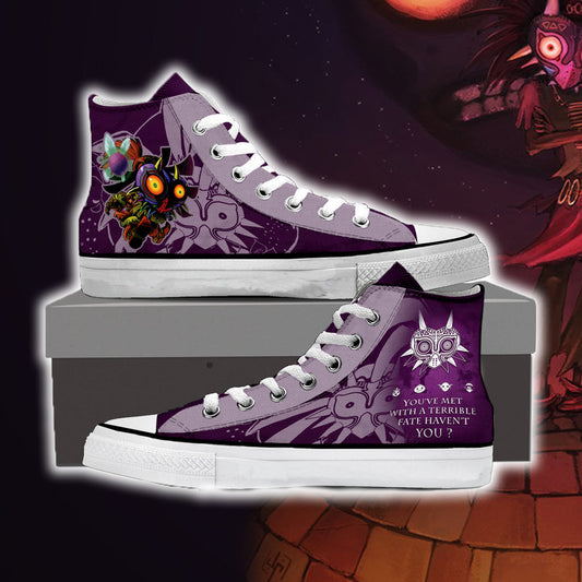 Legend of Zelda - Majora's Mask High Top Shoes SIZE 29