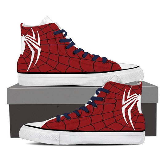 Spider-Man PS4 New Look High Top Shoes SIZE 29