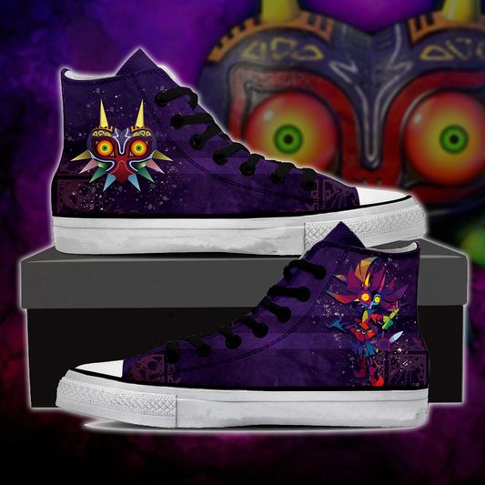 The legend of Zelda: Majora's New Style High Top Shoes SIZE 29