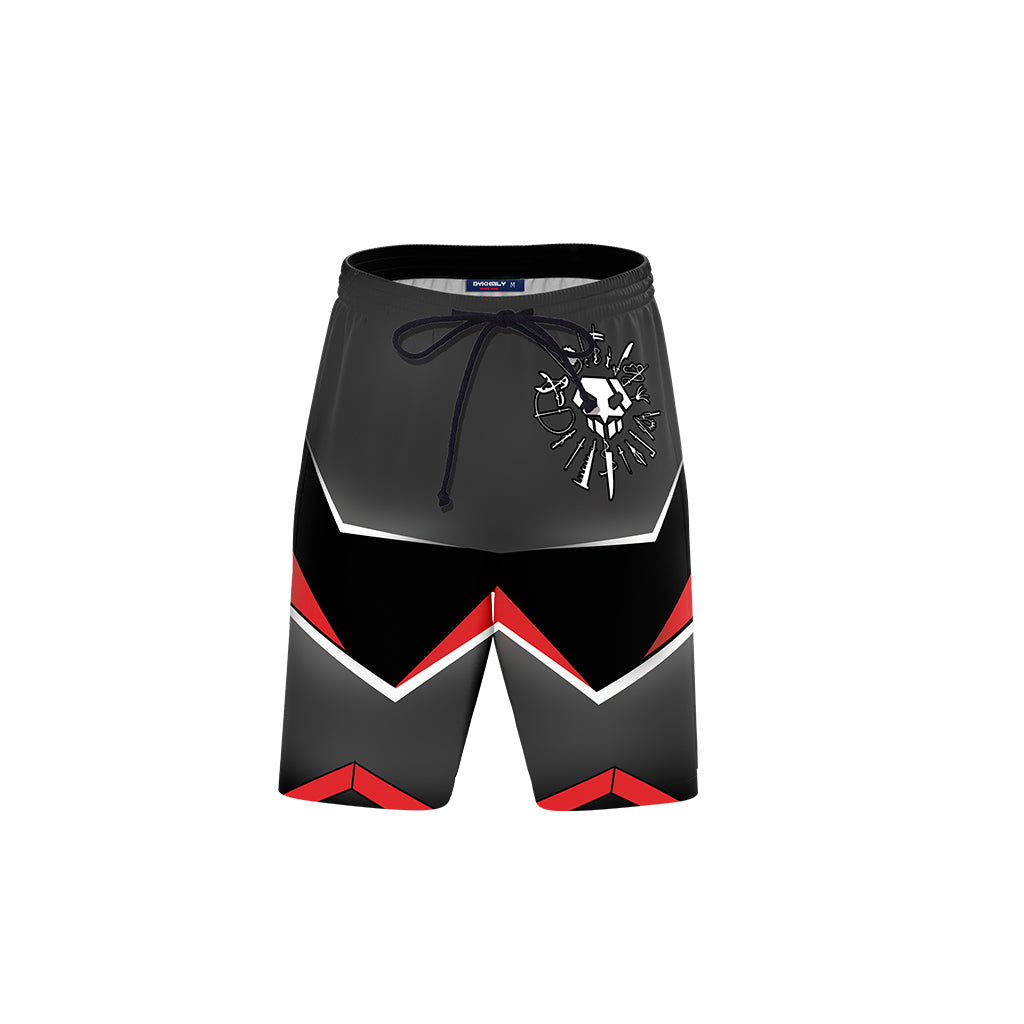 Bleach Division Symbol 3D Beach Shorts   