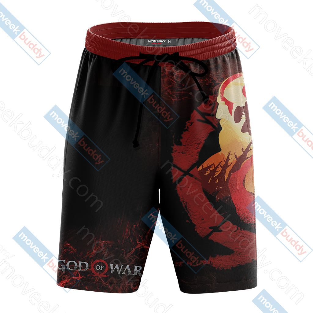 God Of War New Version Unisex Beach Shorts   