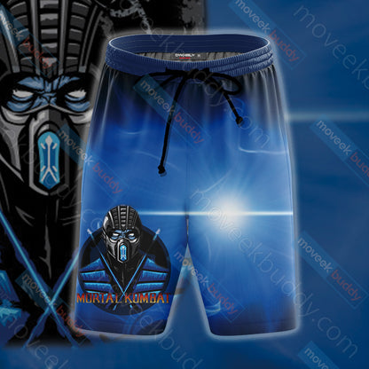 Mortal Kombat Subzero New Look 3D Beach Shorts   