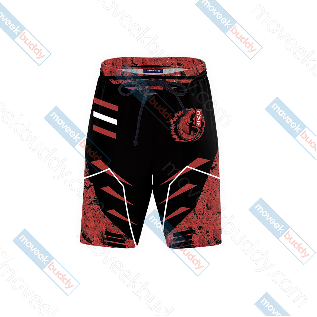 Godzilla King Of The Monsters Beach Shorts   
