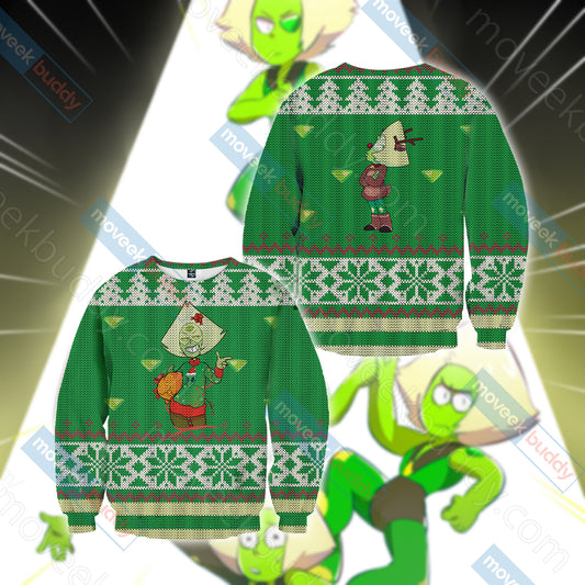 Steven Universe - Peridot Knitting Style Unisex 3D Sweater S  
