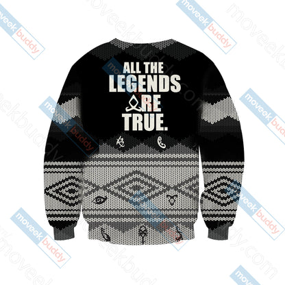Shadowhunters All Legend Are True Unisex 3D Sweater   