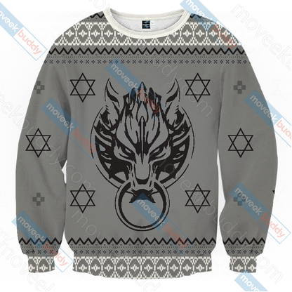 Final Fantasy VII - Cloud Christmas Style Unisex 3D Sweater   