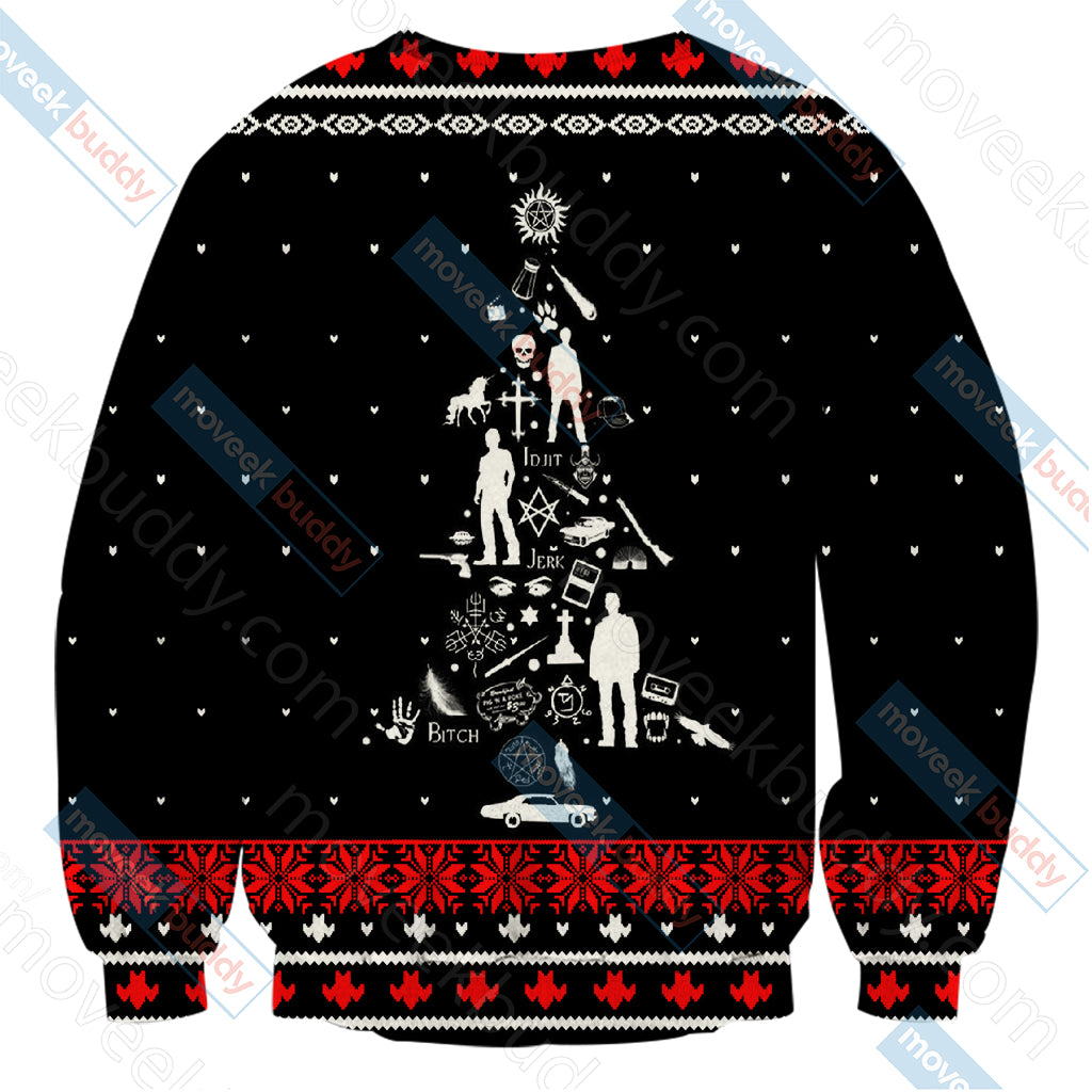 Supernatural Christmas Style Unisex 3D Sweater   