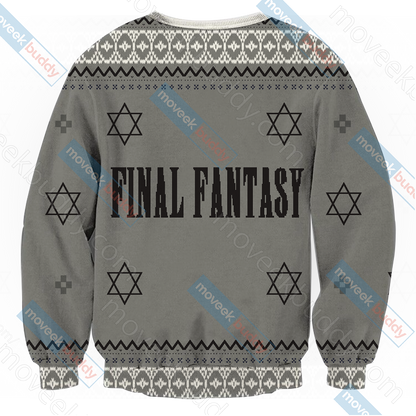 Final Fantasy VII - Cloud Christmas Style Unisex 3D Sweater   