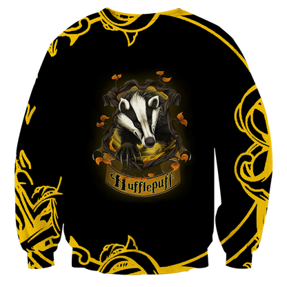 Loyal Like A Hufflepuff Harry Potter 3D Sweater   