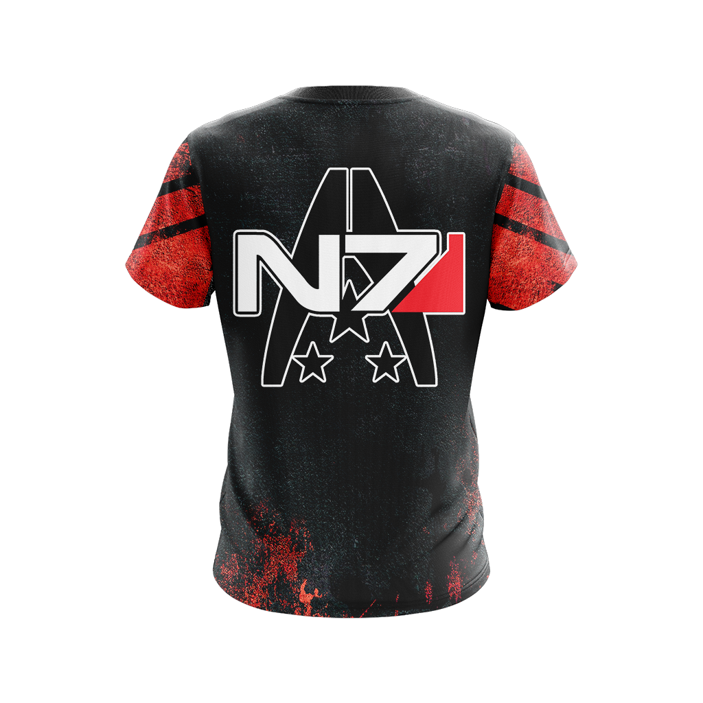 Mass Effect - N7 New Version Unisex 3D T-shirt   
