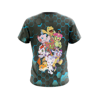 Digimon New Version Unisex 3D T-shirt   