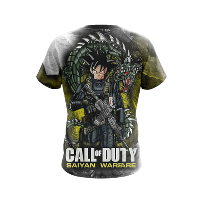 Call of Duty Game - Goku Unisex 3D T-shirt   