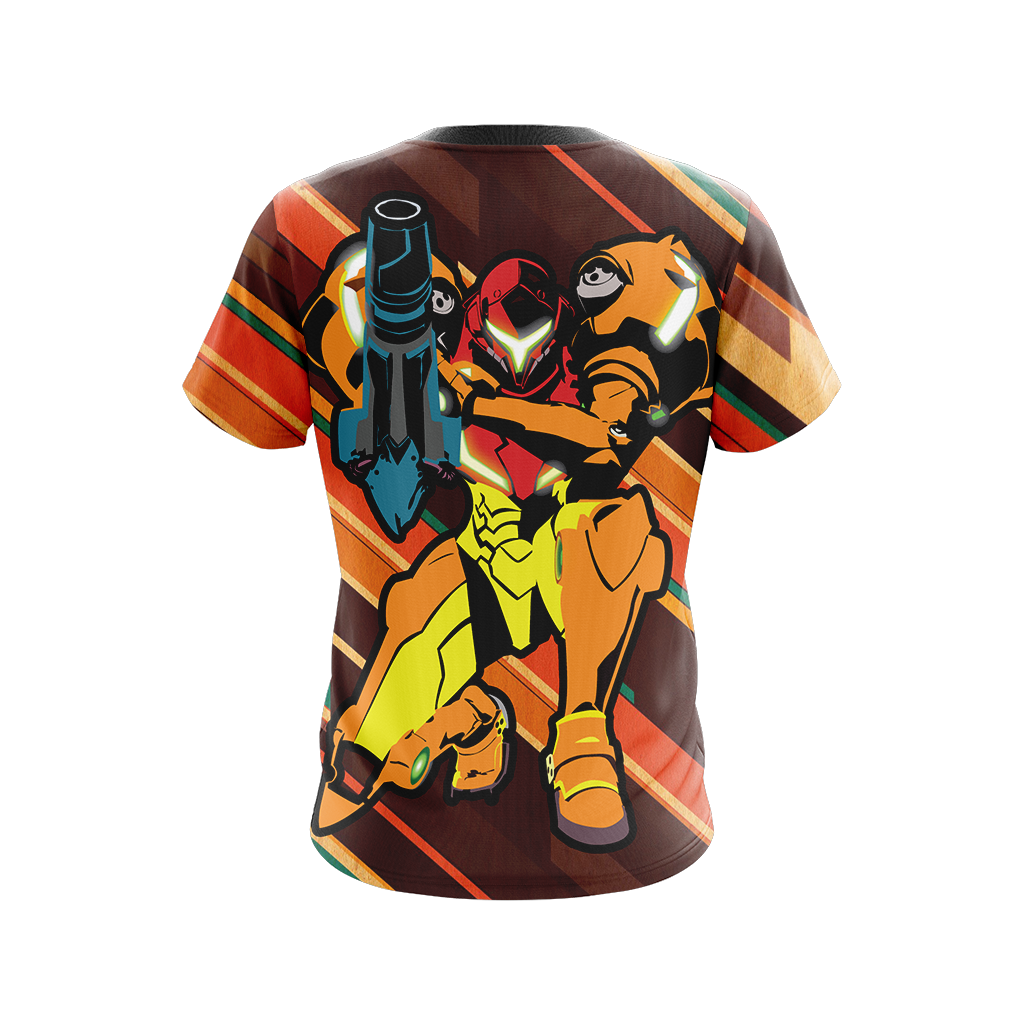 Metroid 2 - Samus Unisex 3D T-shirt   